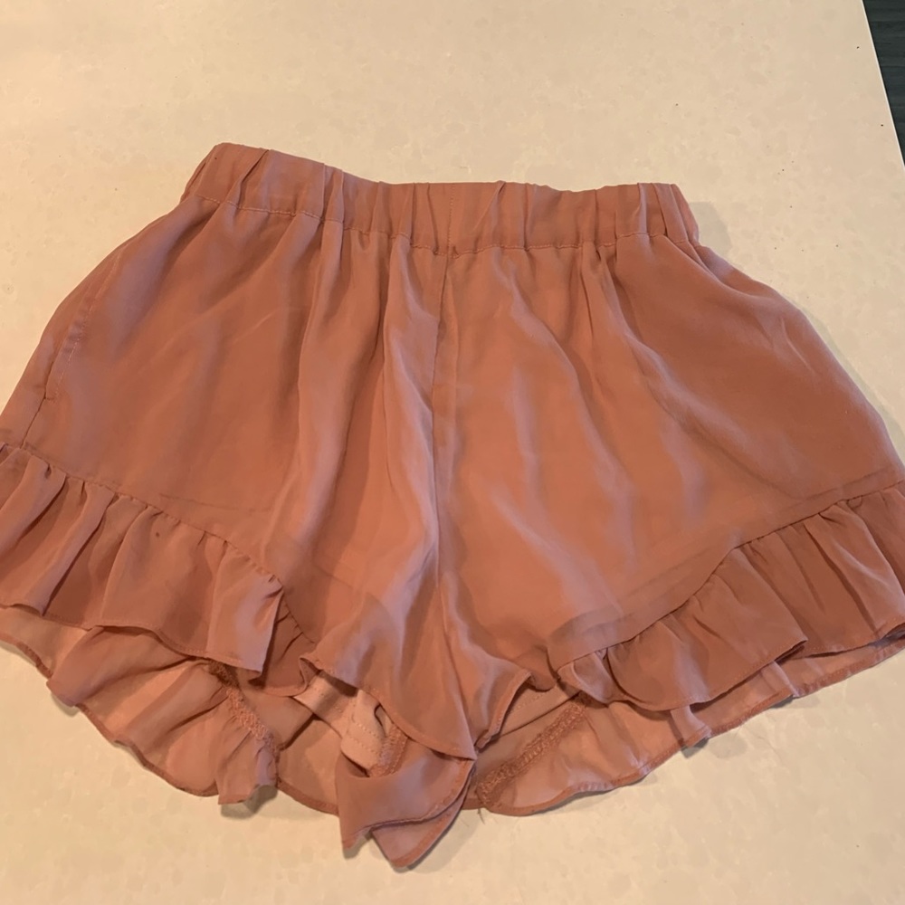 Super cute summery flowy mesh shorts